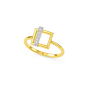Anello “Eleganza Avvolgente” in oro e diamanti