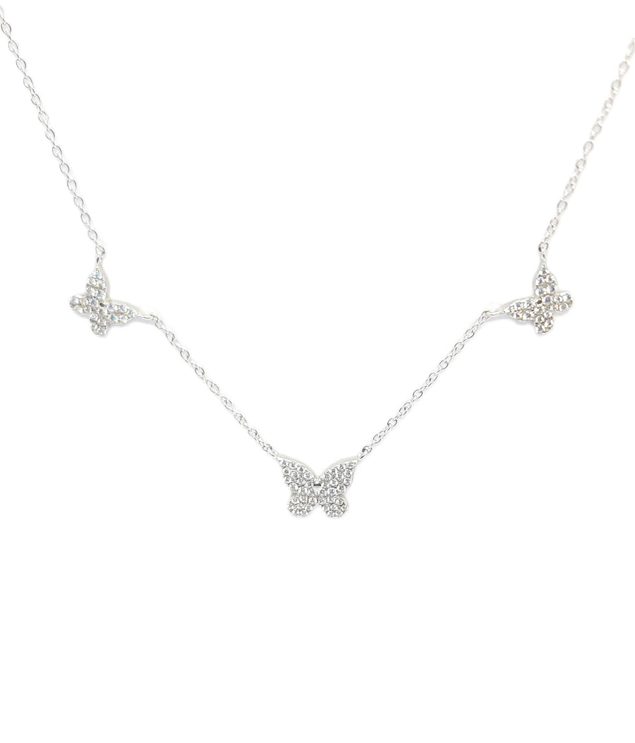 Ciondolo "Triple Flutter of Butterflies" Argento 925