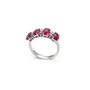 Anello "Ruby Passion" in oro, diamanti e rubini