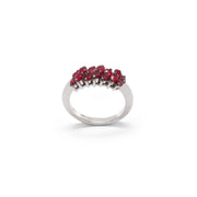 Anello "Ruby Bouquet" in oro e rubini