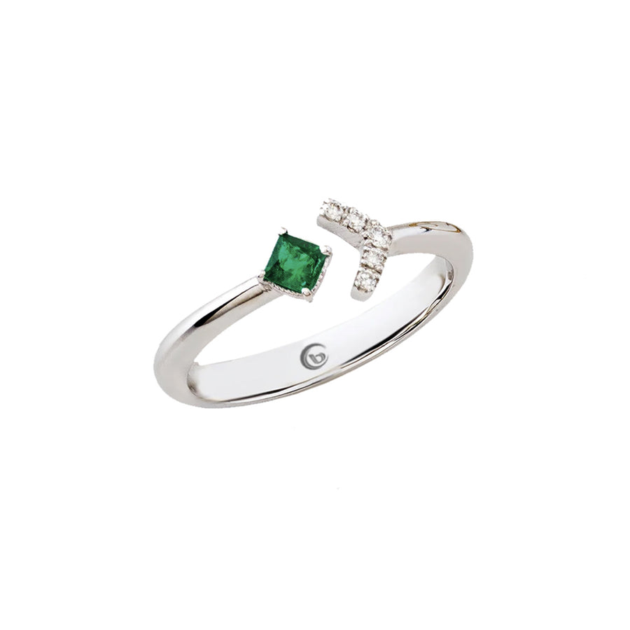 Anello “Sweet Emerald” oro smeraldo e diamanti