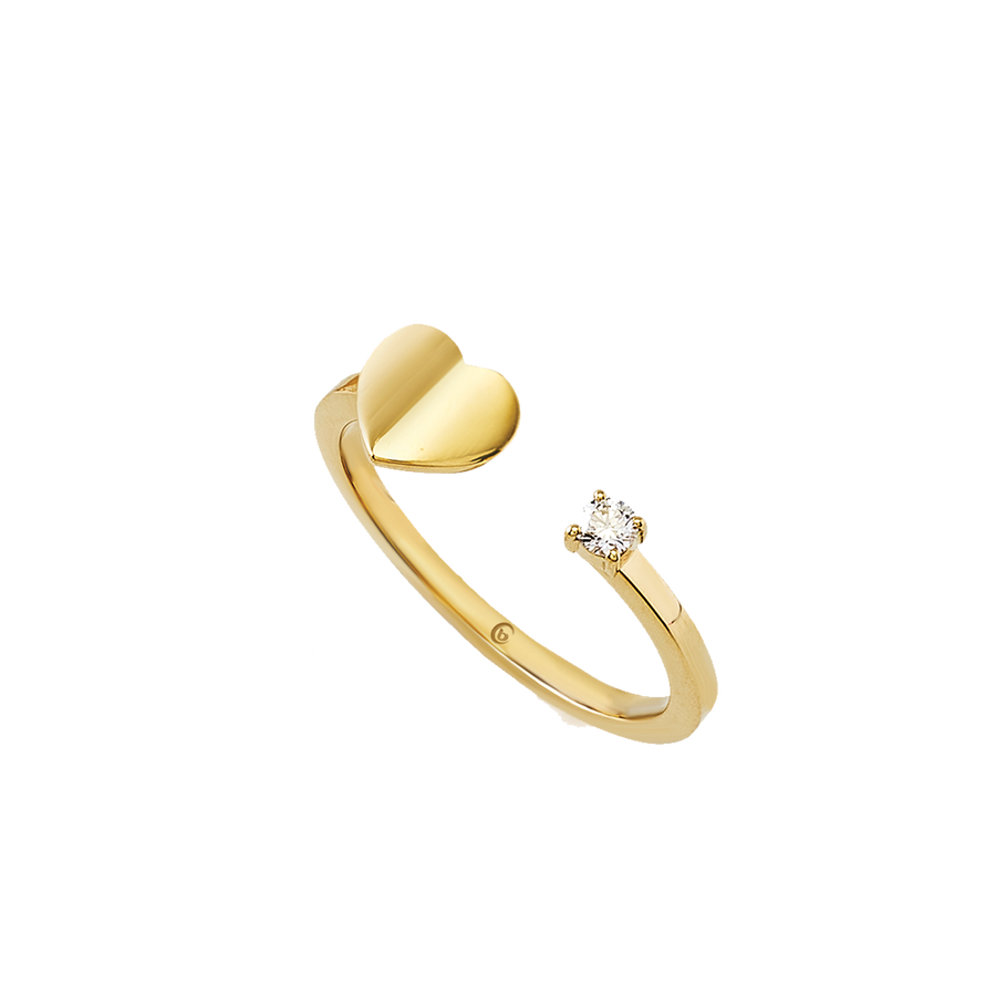 Anello “Sweet Heart” oro e diamanti