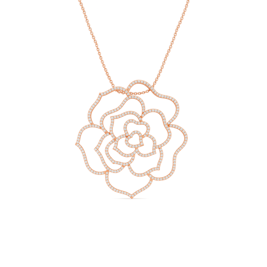 Ciondolo "Rose" in Argento 925