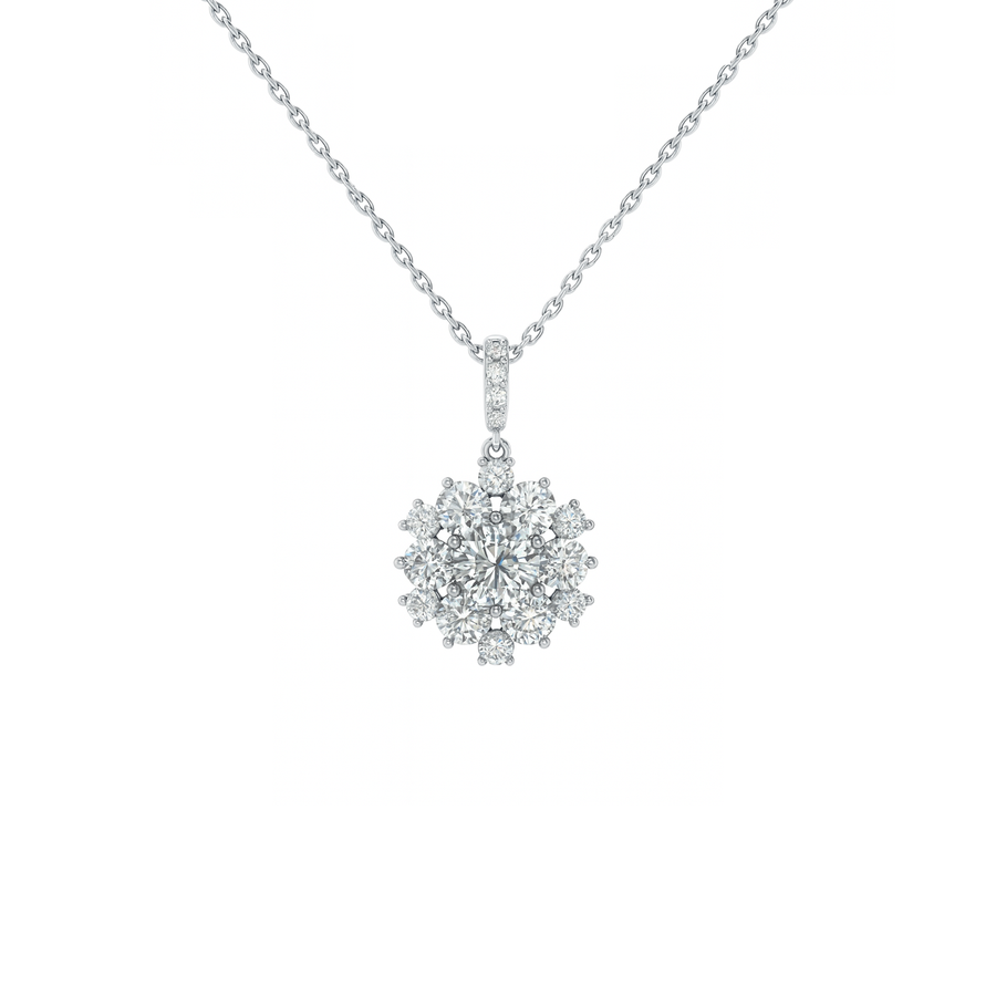 Ciondolo "Snow sparkling" in Argento 925