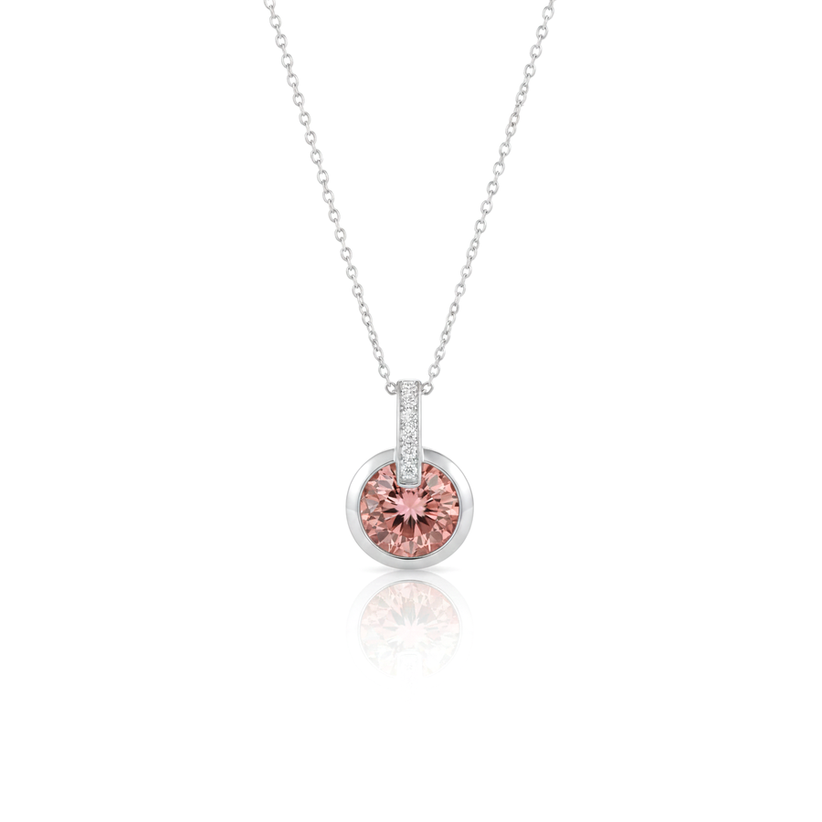 Ciondolo "Rosé Glow" in Argento 925