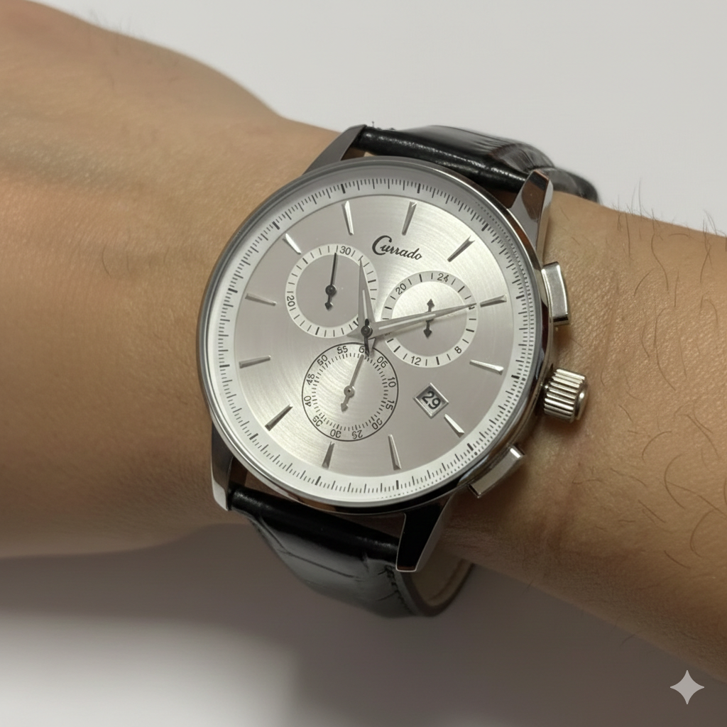 Orologio cronografo in Acciaio "Barbara Currado"