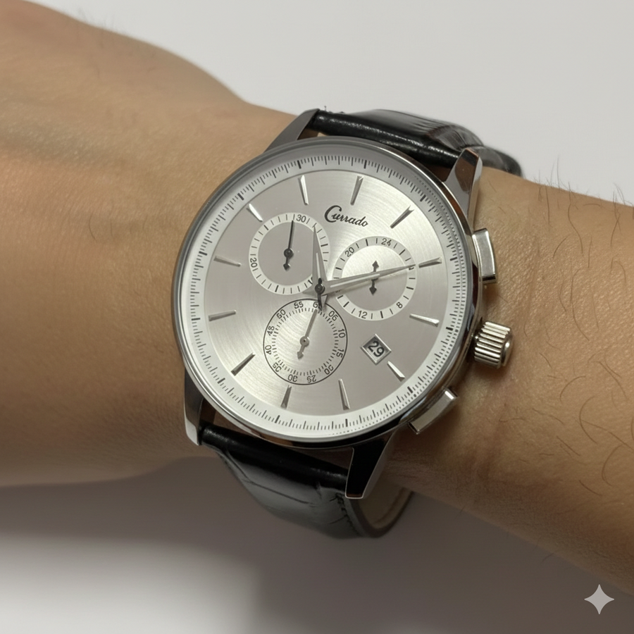 Orologio cronografo in Acciaio "Barbara Currado"