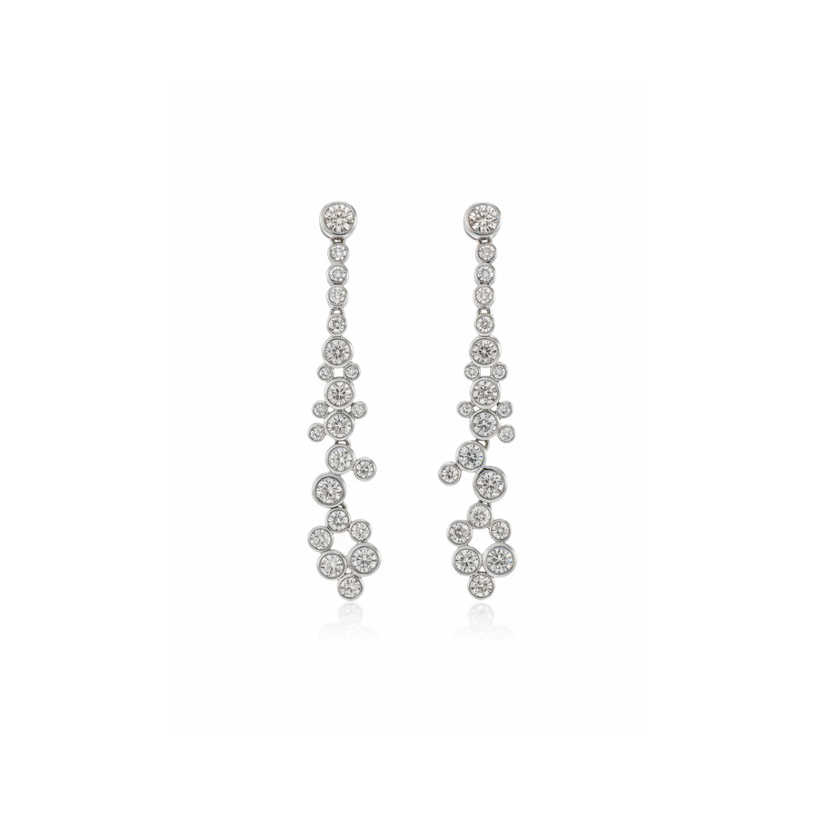 Orecchini "Fili di Luce" in argento 925