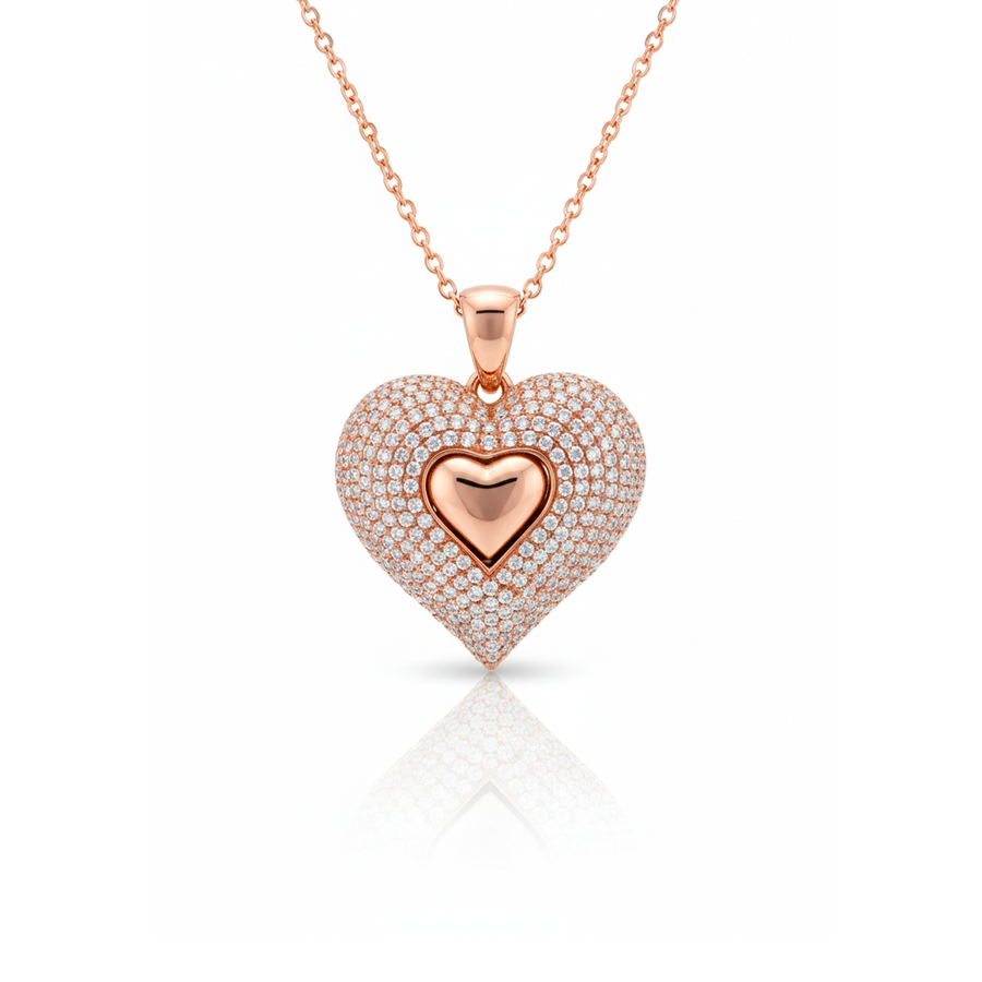 Ciondolo “Cuore Prezioso” in argento 925