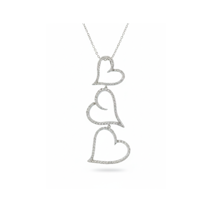 Ciondolo “Trilogia d’Amore” in argento 925