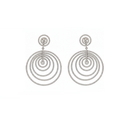 Orecchini "Silver Circle" in Argento 925