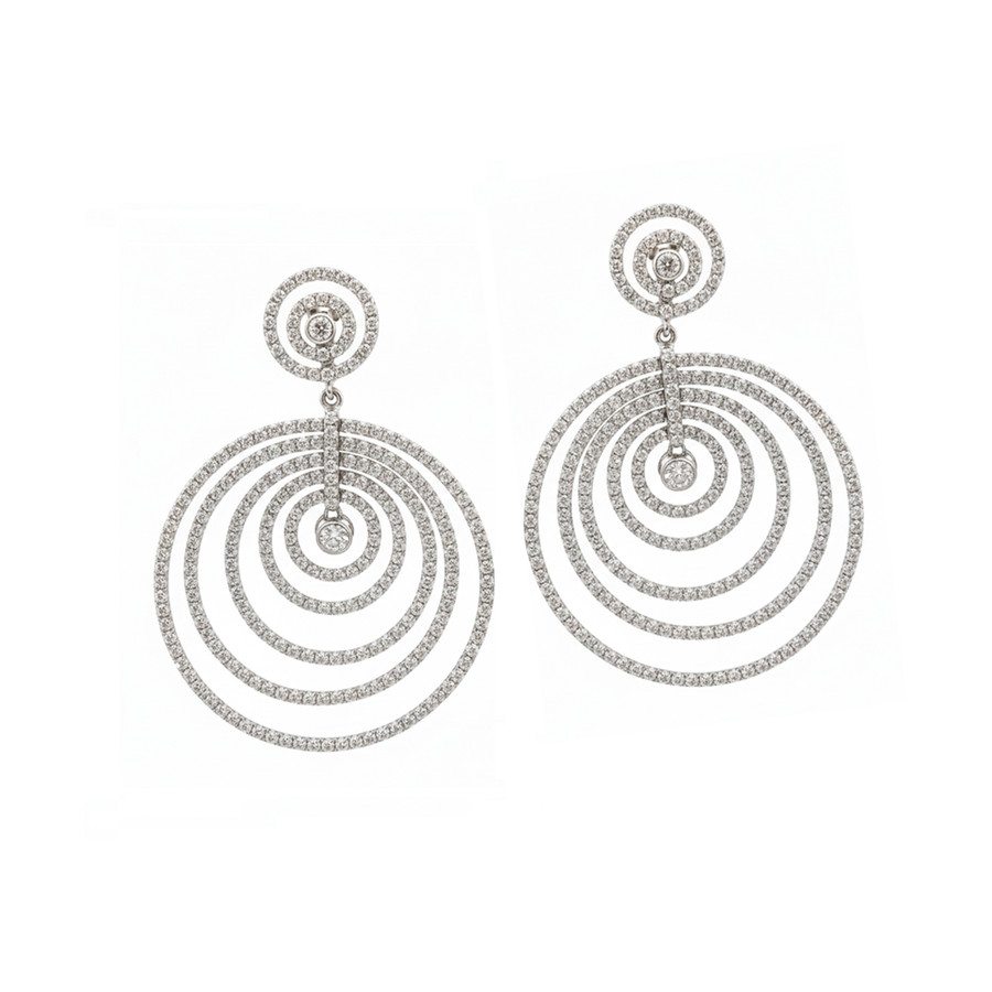 Orecchini "Silver Circle" in Argento 925