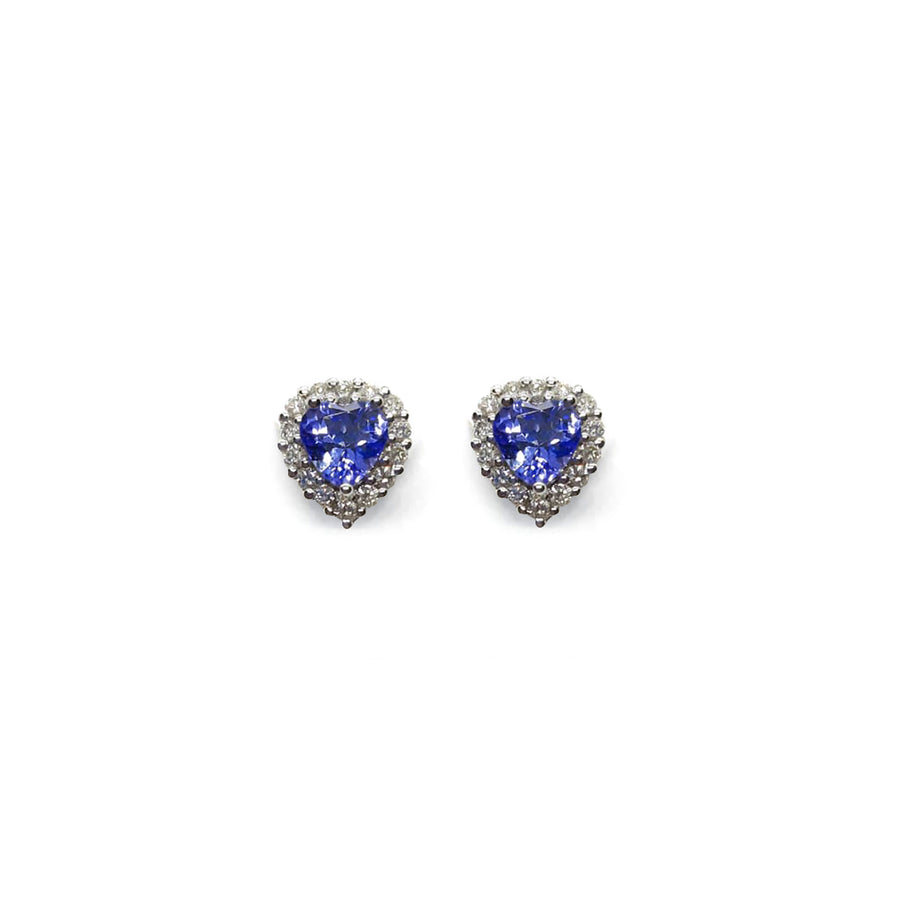 Orecchini “Blue Love” con tanzanite e oro