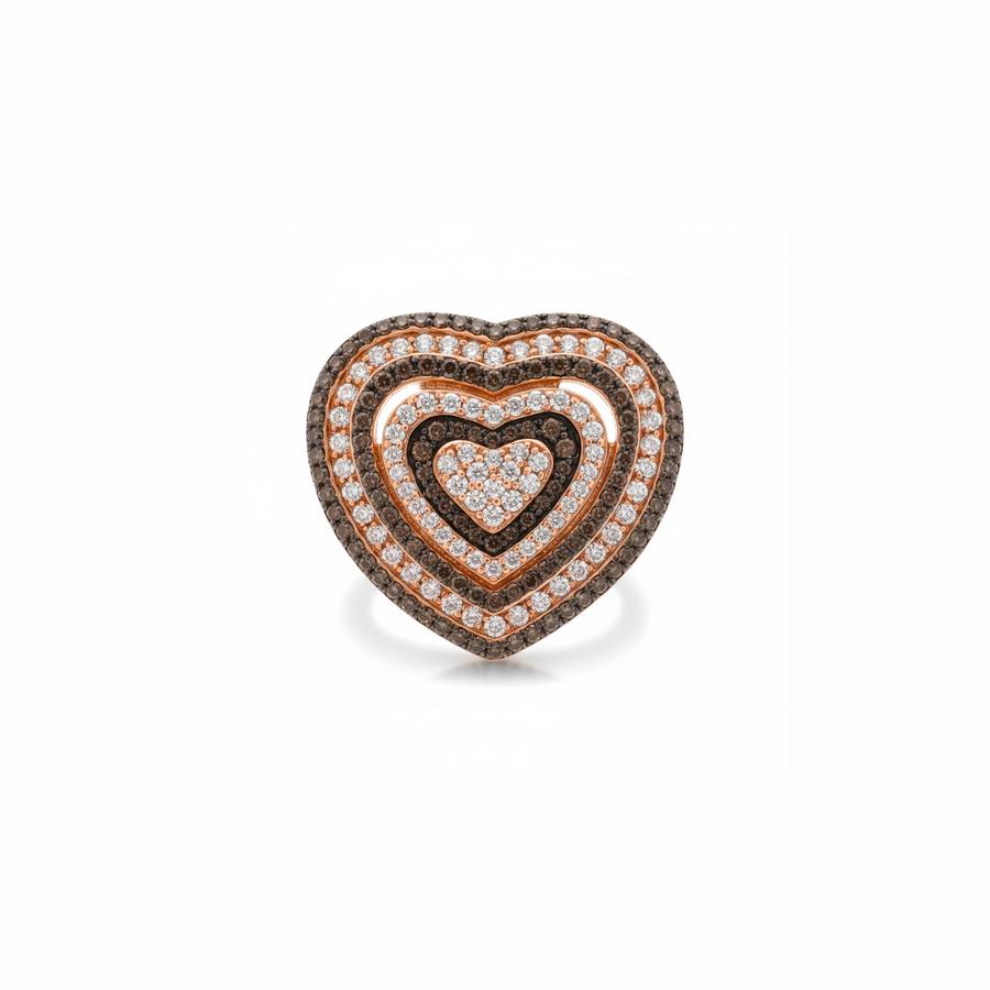 Anello "Battito Rosé" Argento 925