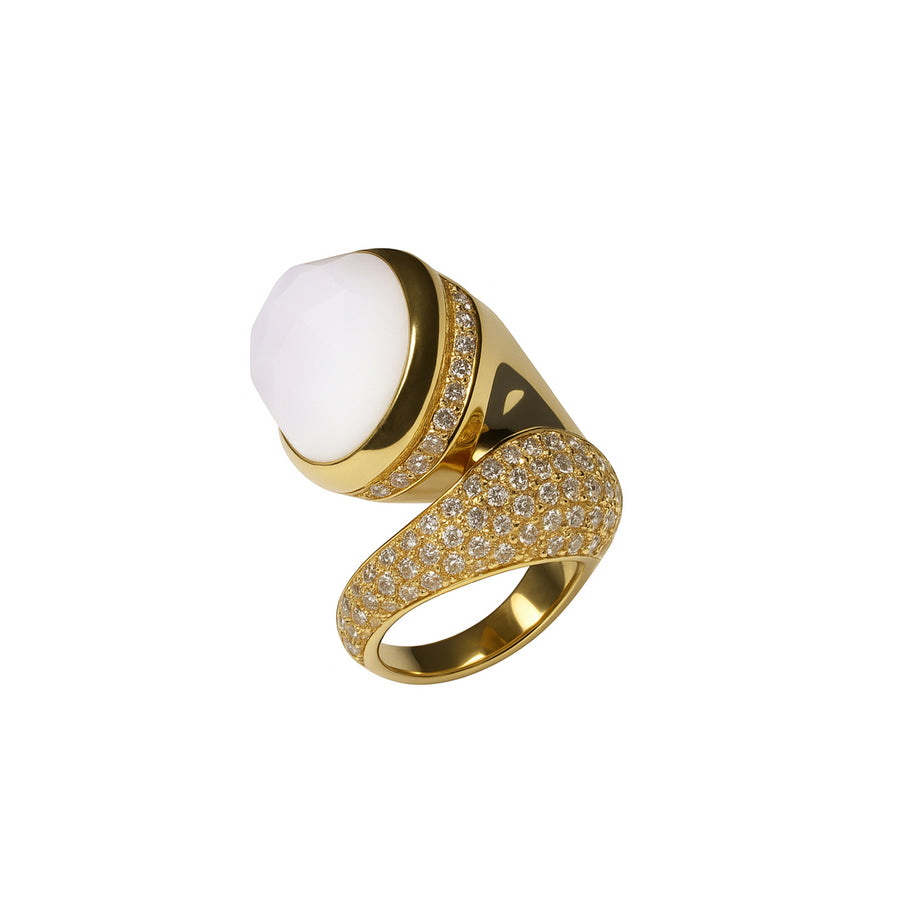 Anello "White Arabesque" Argento 925