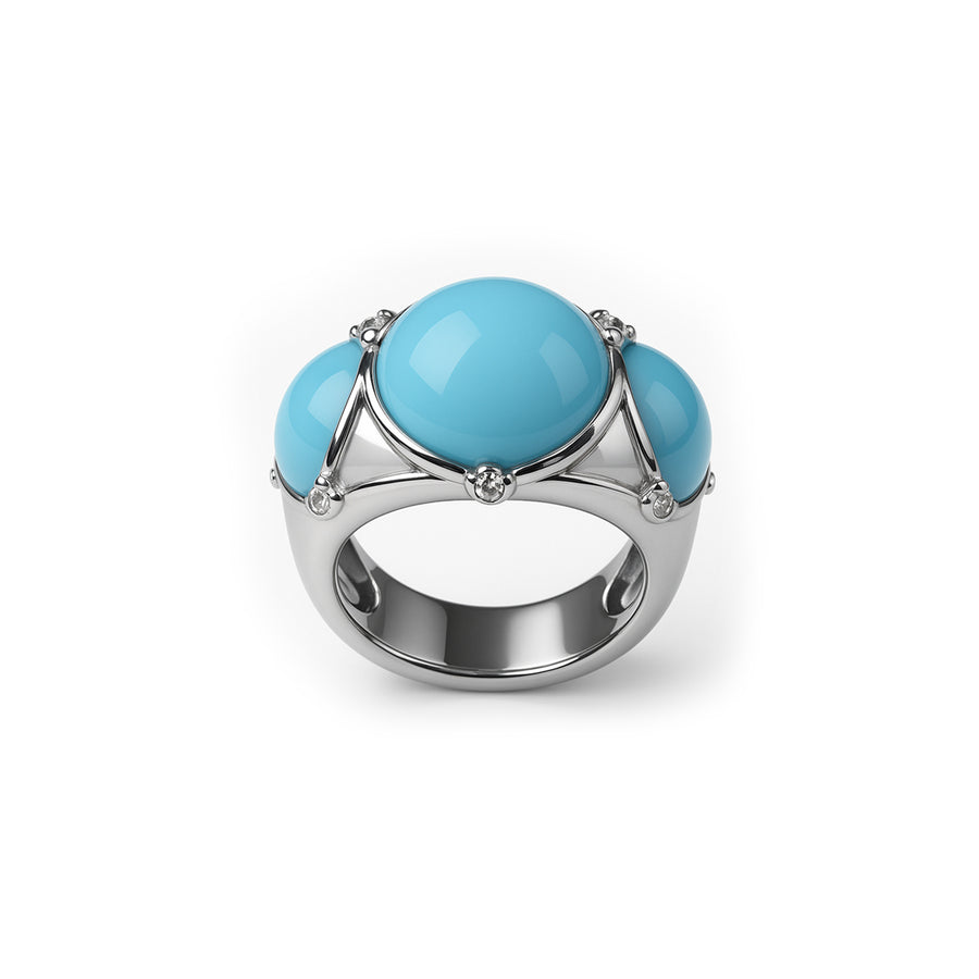 Anello "fantasia turchese" Argento 925