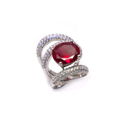 Anello “Spirale di Fuoco” in Argento 925