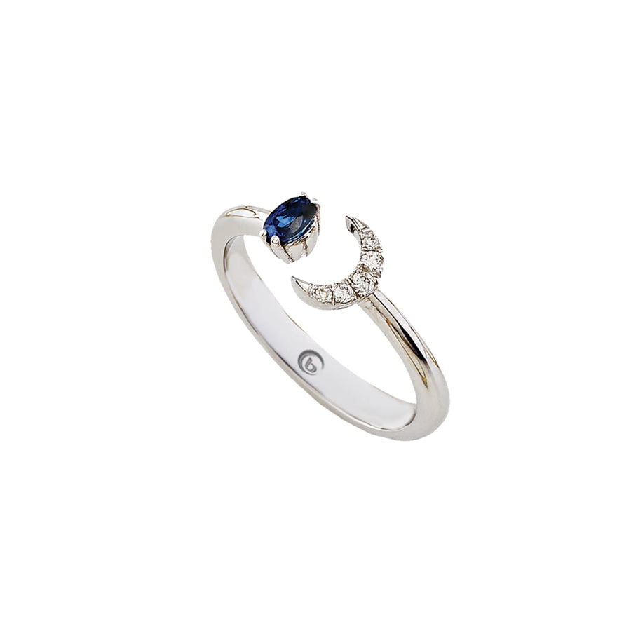 Anello “Sweet Sapphire” oro zaffiro e diamanti