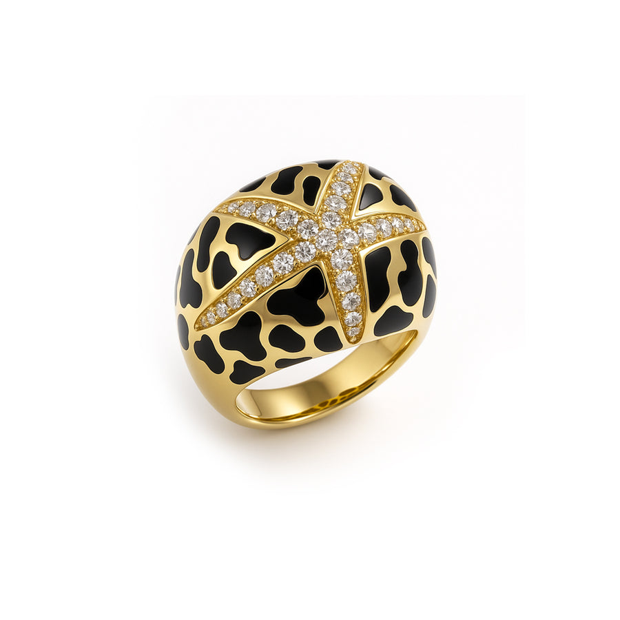 Anello "yellow star" Argento 925
