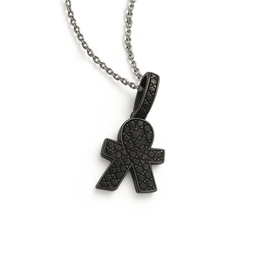 Ciondolo "Little Black" oro e diamanti neri