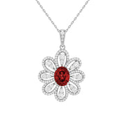 Ciondolo "Rouge Power" in argento 925
