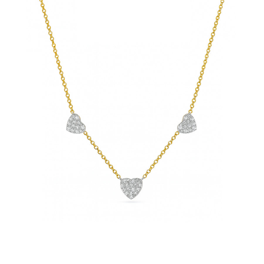 Collana "Gioia di Cuori" in oro e diamanti
