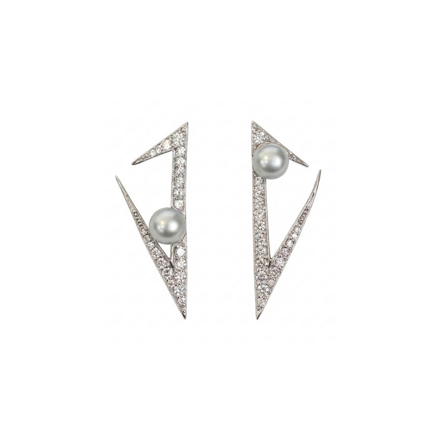 Orecchini "Lightning Line" in argento 925