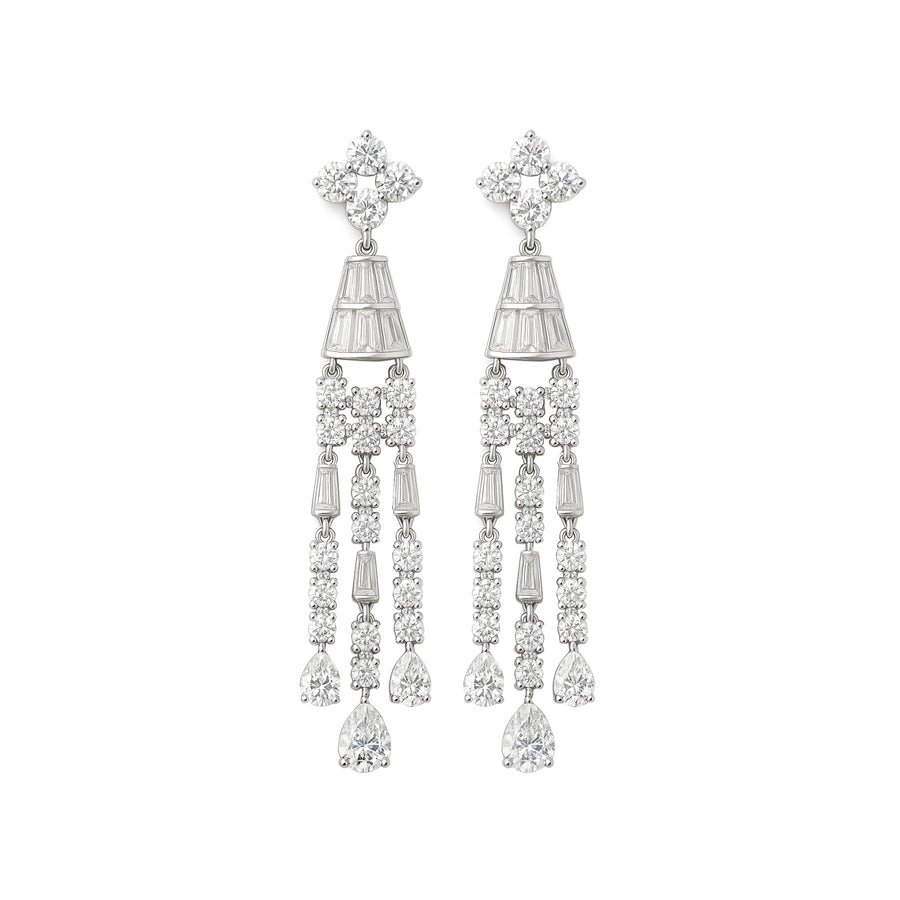 Orecchini "Stella di Ghiaccio" in Argento 925