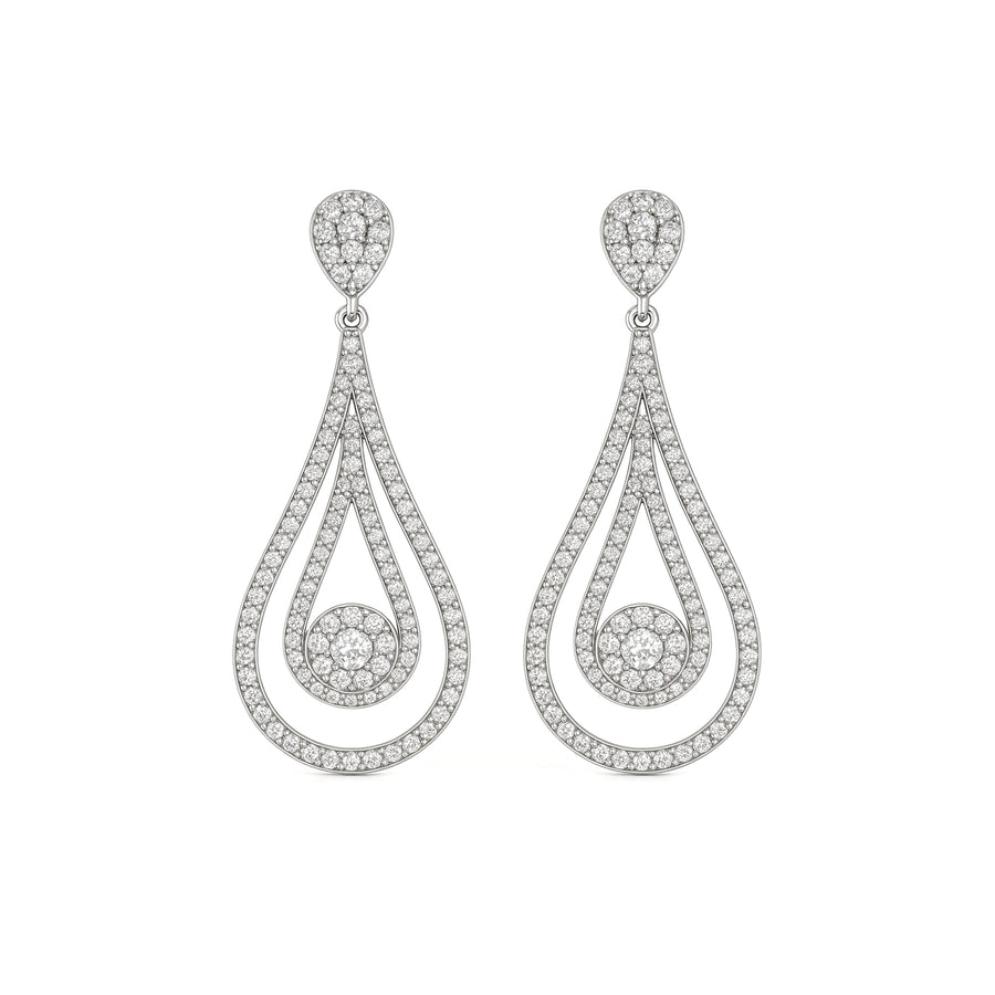 Orecchini "Crystal Dew" in Argento 925