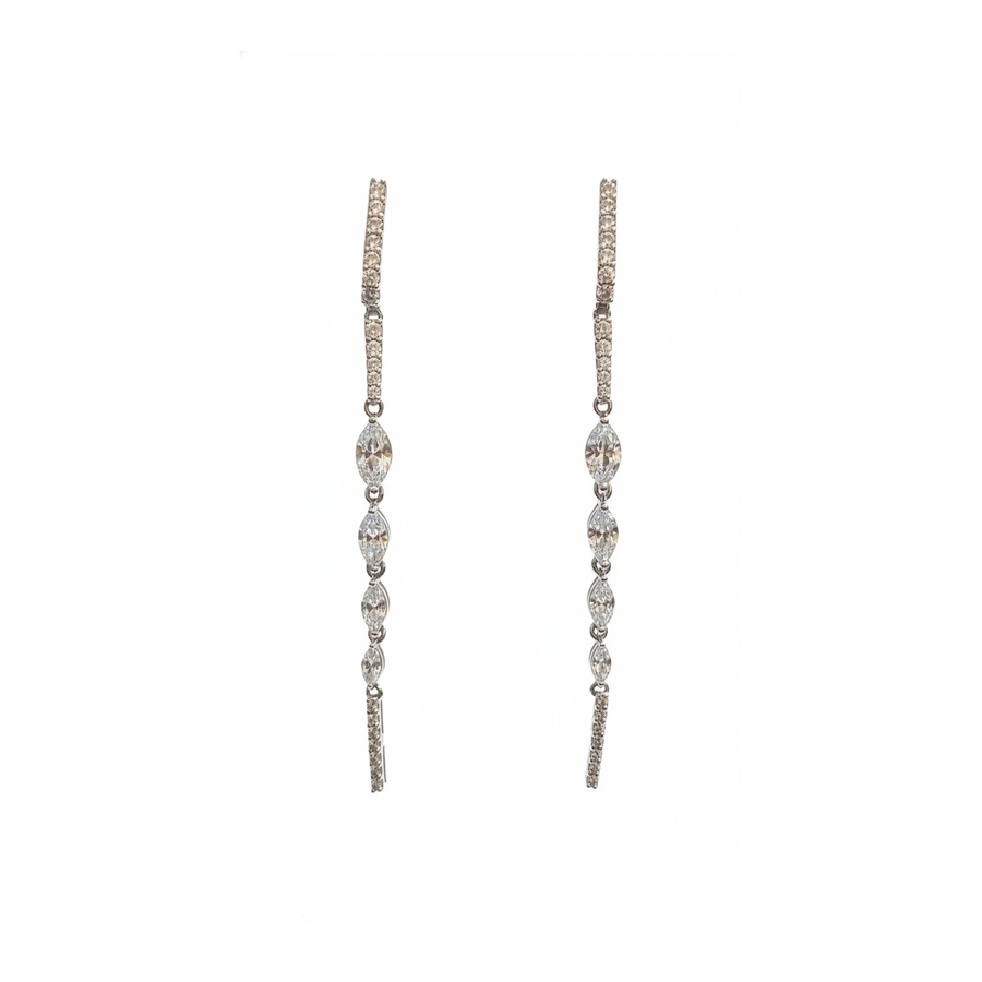 Orecchini "Light Cascade" in argento 925