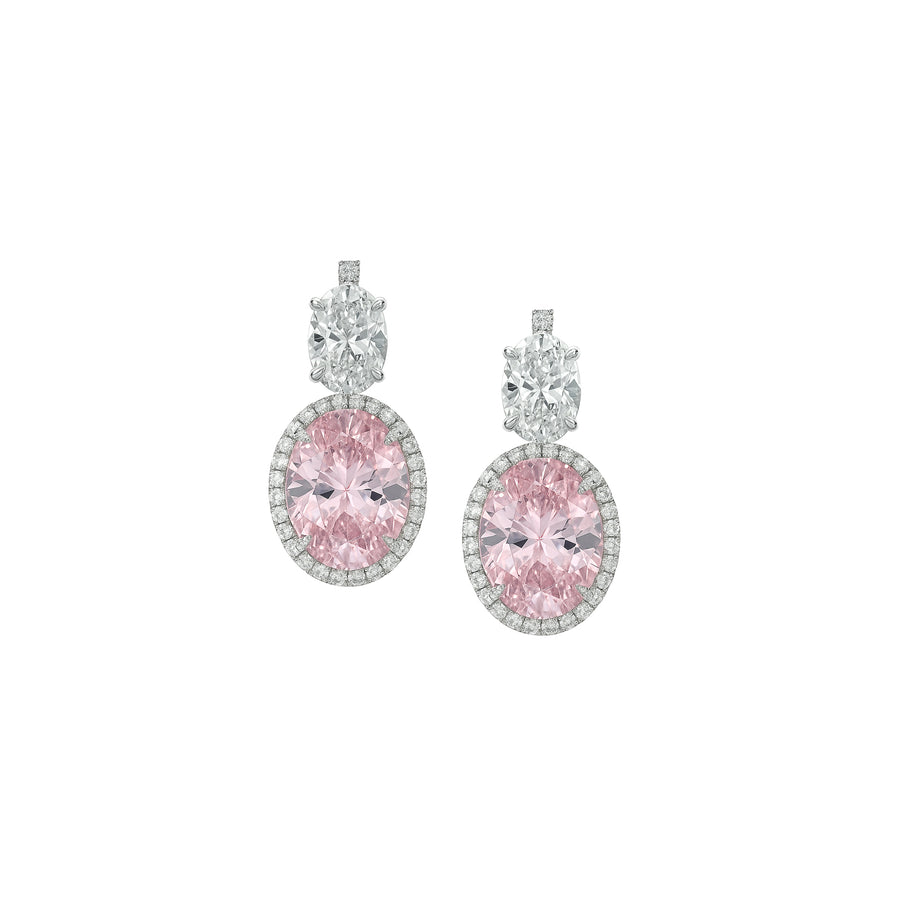Orecchini "Pink Blaze" in Argento 925