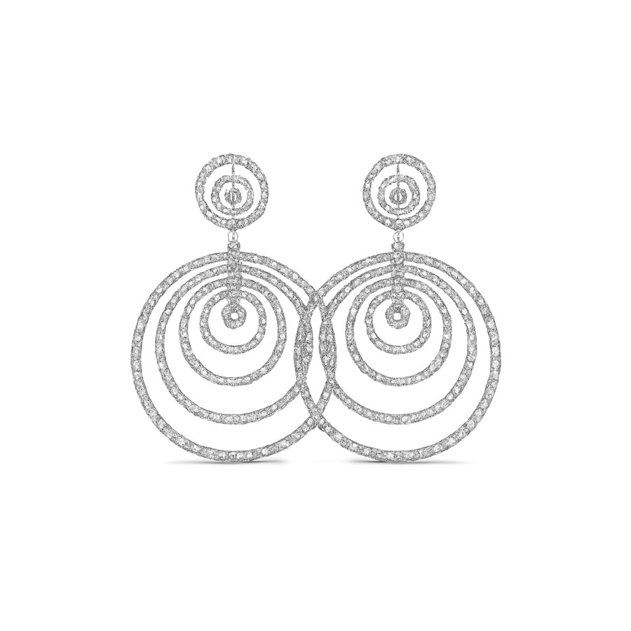 Orecchini "Silver Circle" in Argento 925