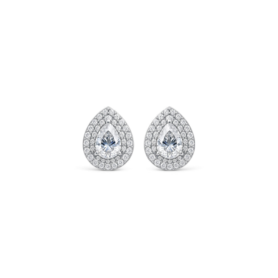 Orecchini "Drop Studs" in argento 925
